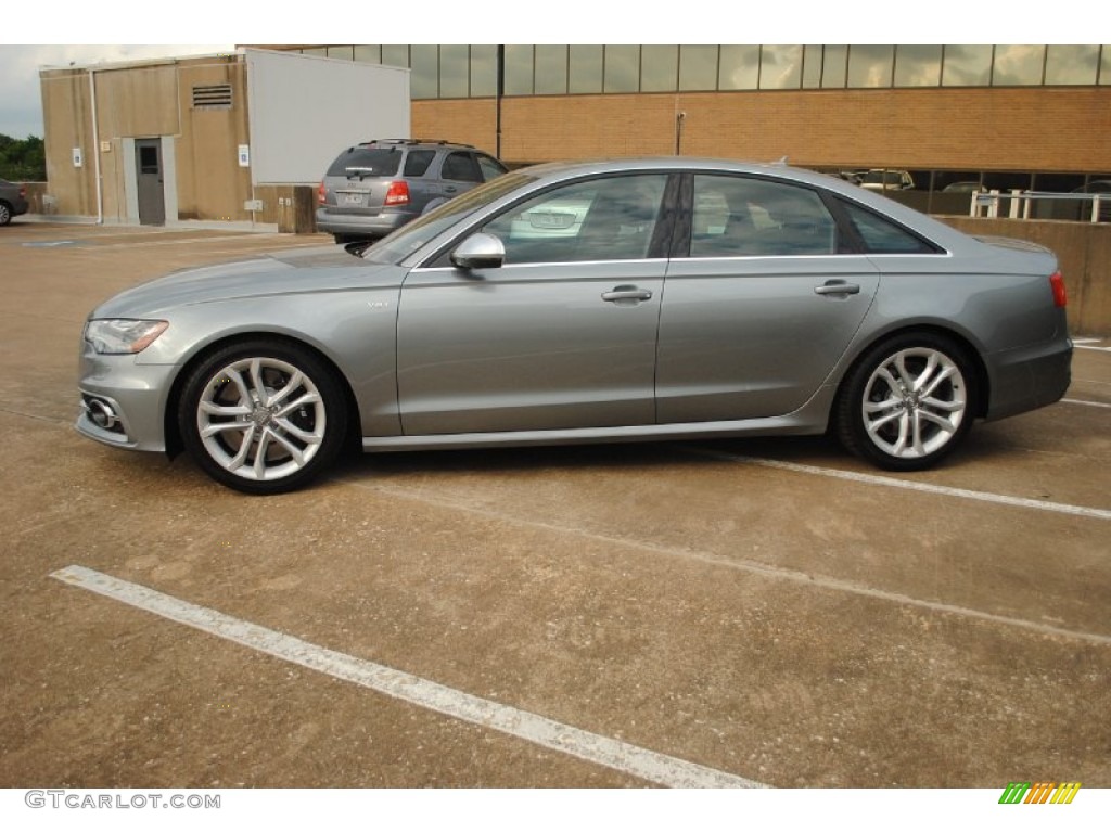 Quartz Grey Metallic 2013 Audi S6 4.0 TFSI quattro Sedan Exterior Photo #81699462