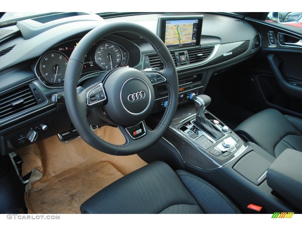 Black Interior 2013 Audi S6 4.0 TFSI quattro Sedan Photo #81699599