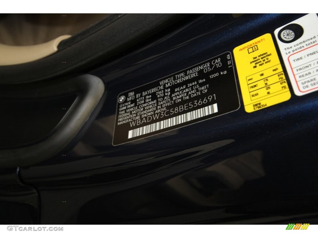 2011 3 Series 328i Convertible - Deep Sea Blue Metallic / Cream Beige photo #38