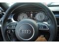 2013 Audi S6 Black Interior Steering Wheel Photo