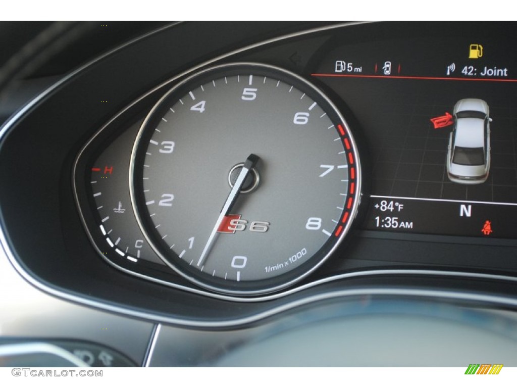 2013 Audi S6 4.0 TFSI quattro Sedan Gauges Photo #81699821