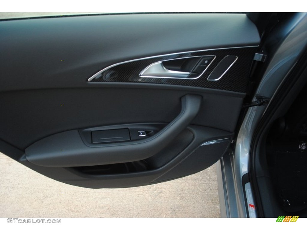2013 Audi S6 4.0 TFSI quattro Sedan Black Door Panel Photo #81700026