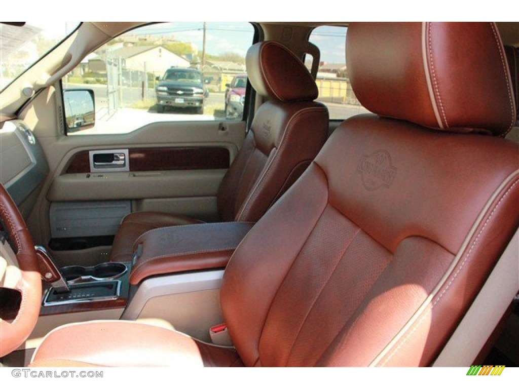 2010 F150 King Ranch SuperCrew - White Platinum Metallic Tri Coat / Chapparal Leather photo #13