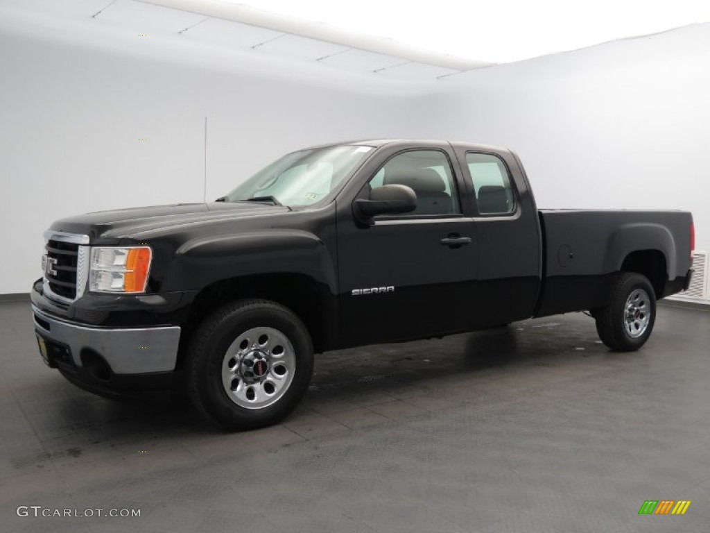 Onyx Black 2011 GMC Sierra 1500 Extended Cab Exterior Photo #81700764