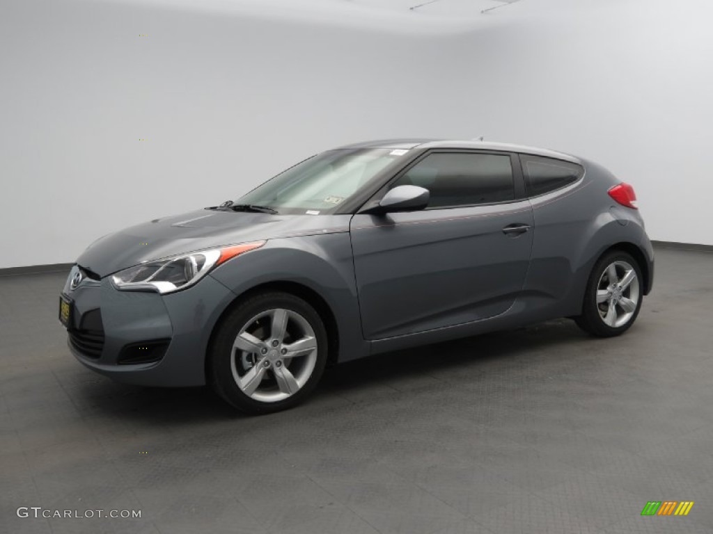 2013 Veloster  - Triathlon Gray / Black photo #1