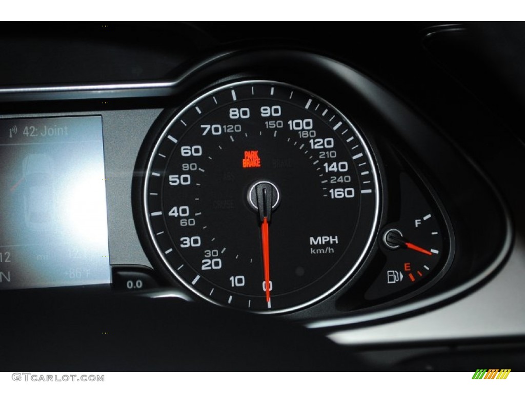 2013 A4 2.0T quattro Sedan - Scuba Blue Metallic / Black photo #24