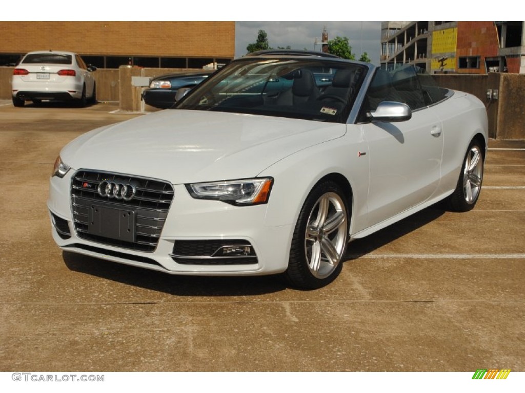 Glacier White Metallic 2013 Audi S5 3.0 TFSI quattro Convertible Exterior Photo #81702900