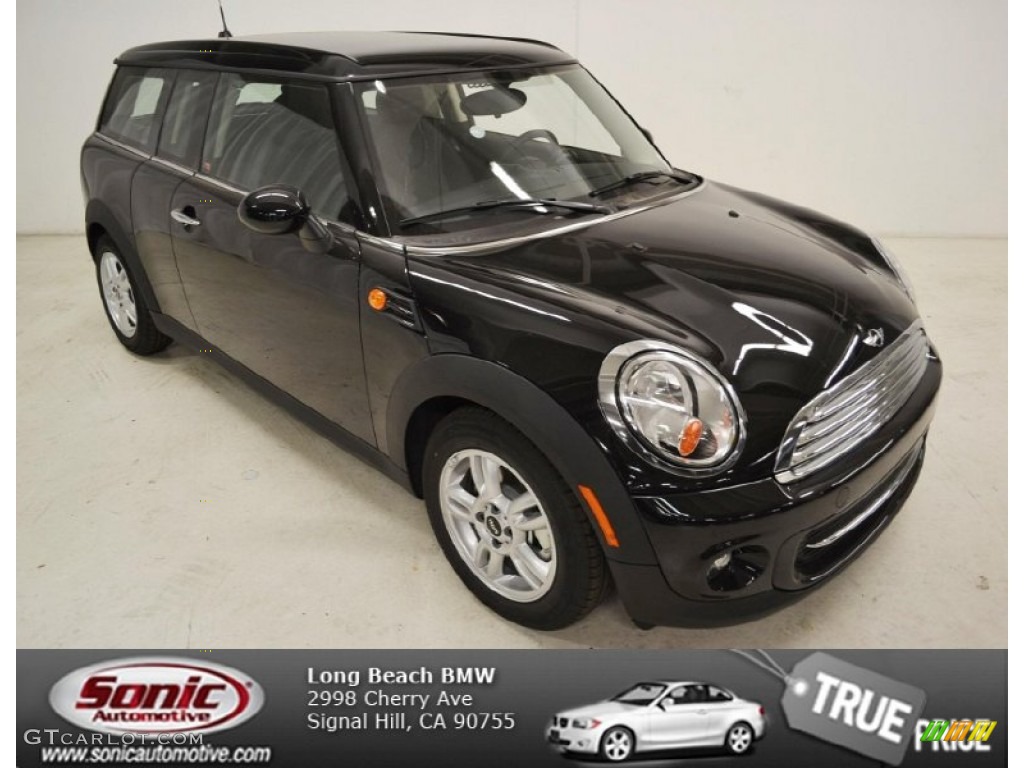 2013 Cooper Clubman - Midnight Black Metallic / Carbon Black photo #1