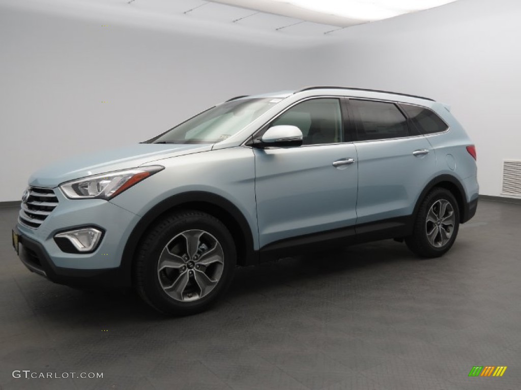 2013 Santa Fe GLS - Crystalline Blue Pearl / Beige photo #1