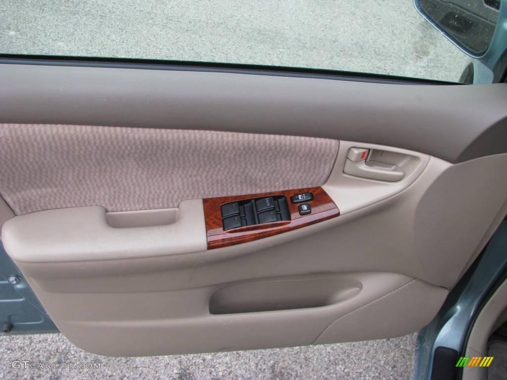 2007 Corolla LE - Cactus Mica / Beige photo #13