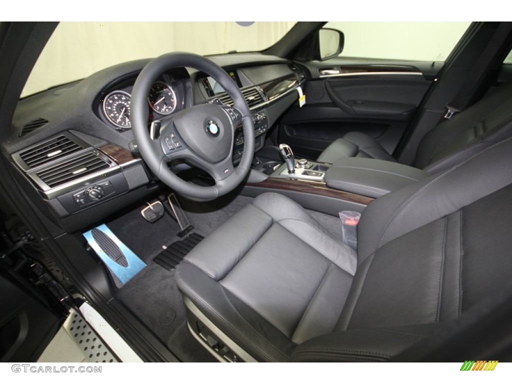 Black Interior 2014 BMW X6 xDrive35i Photo #81703158