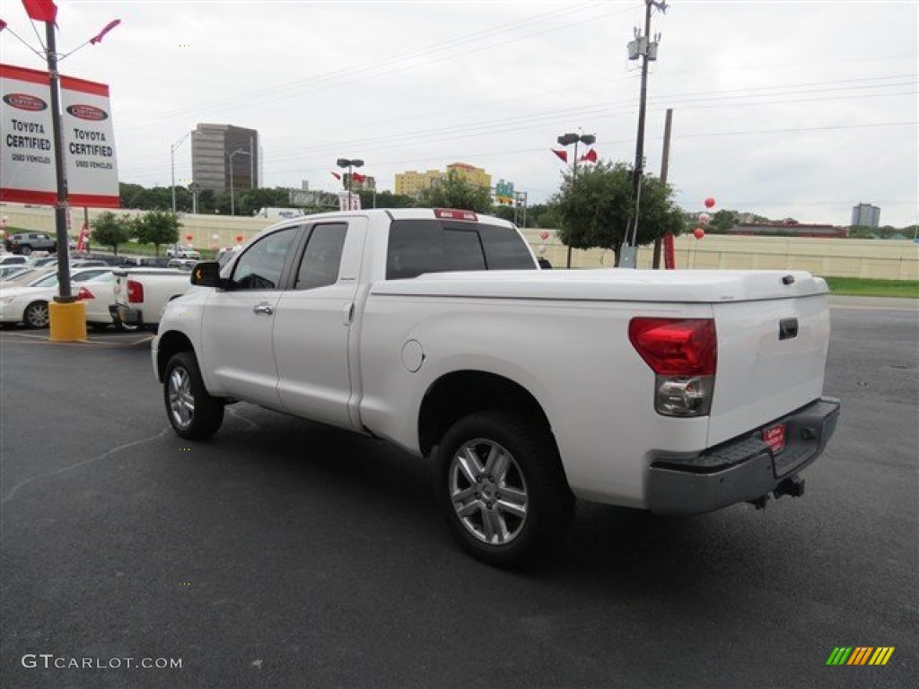 2007 Tundra Limited Double Cab - Super White / Graphite Gray photo #5