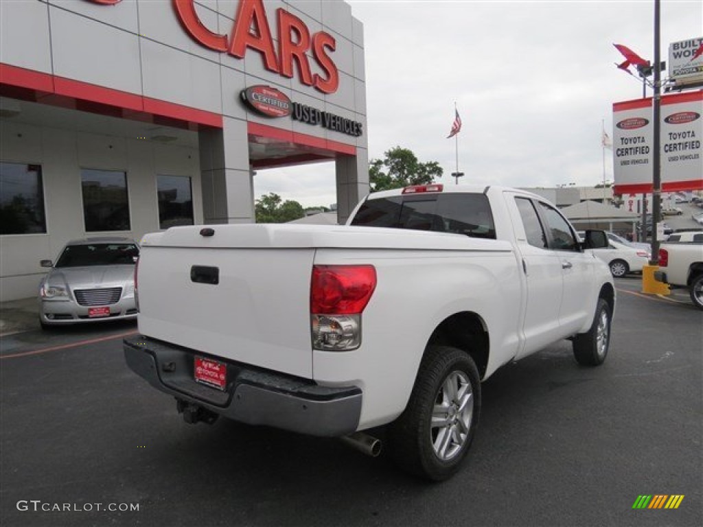 2007 Tundra Limited Double Cab - Super White / Graphite Gray photo #7