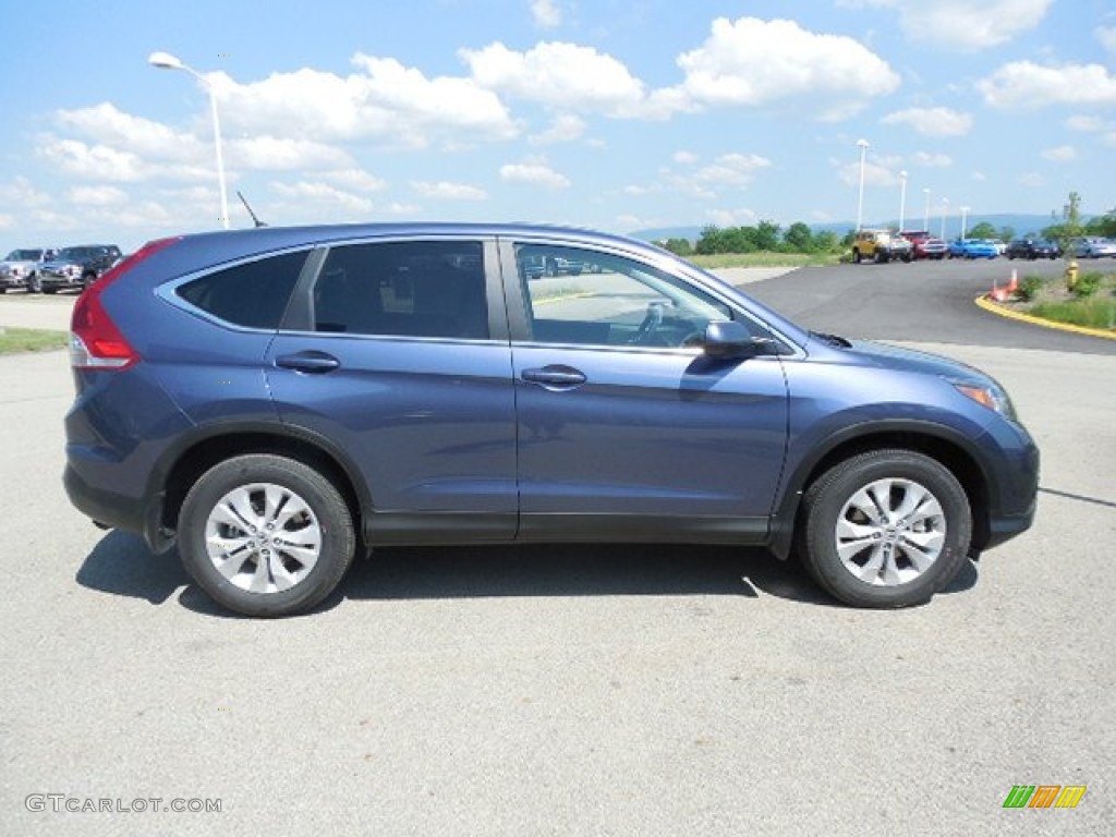 2013 CR-V EX AWD - Twilight Blue Metallic / Gray photo #4