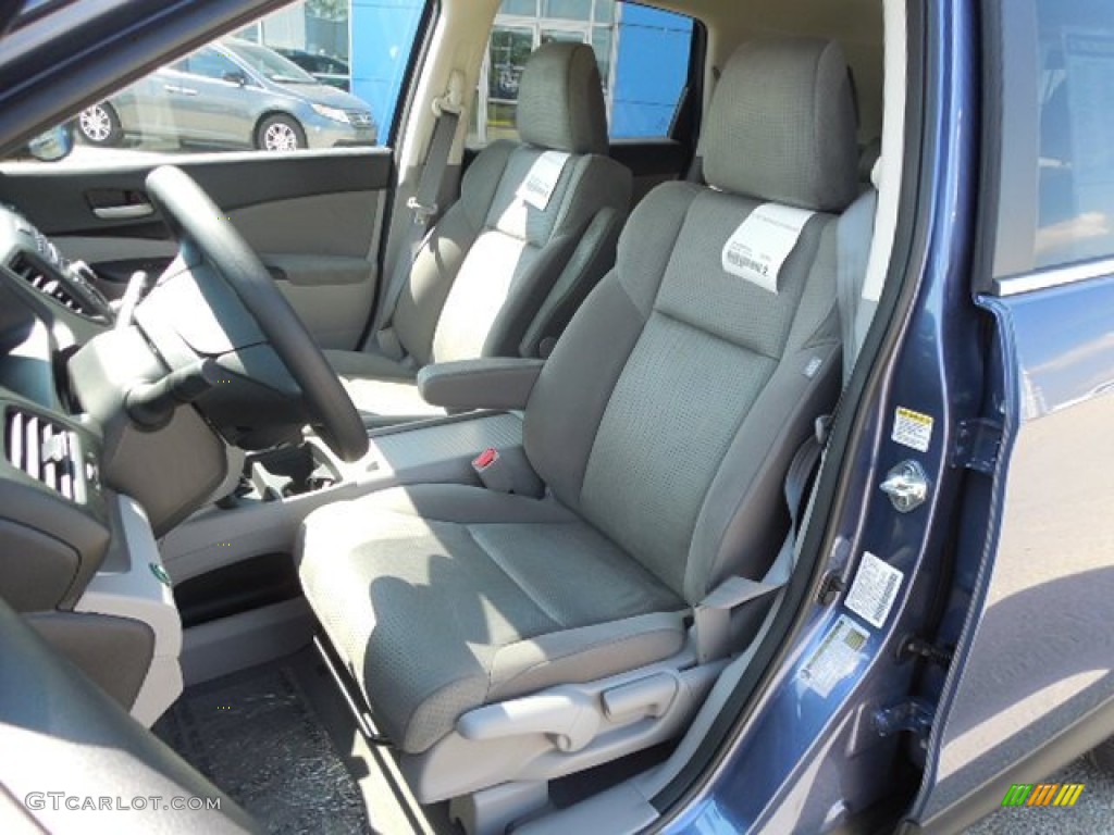 2013 CR-V EX AWD - Twilight Blue Metallic / Gray photo #7