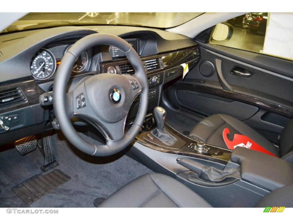 2013 3 Series 328i Coupe - Jet Black / Black photo #6