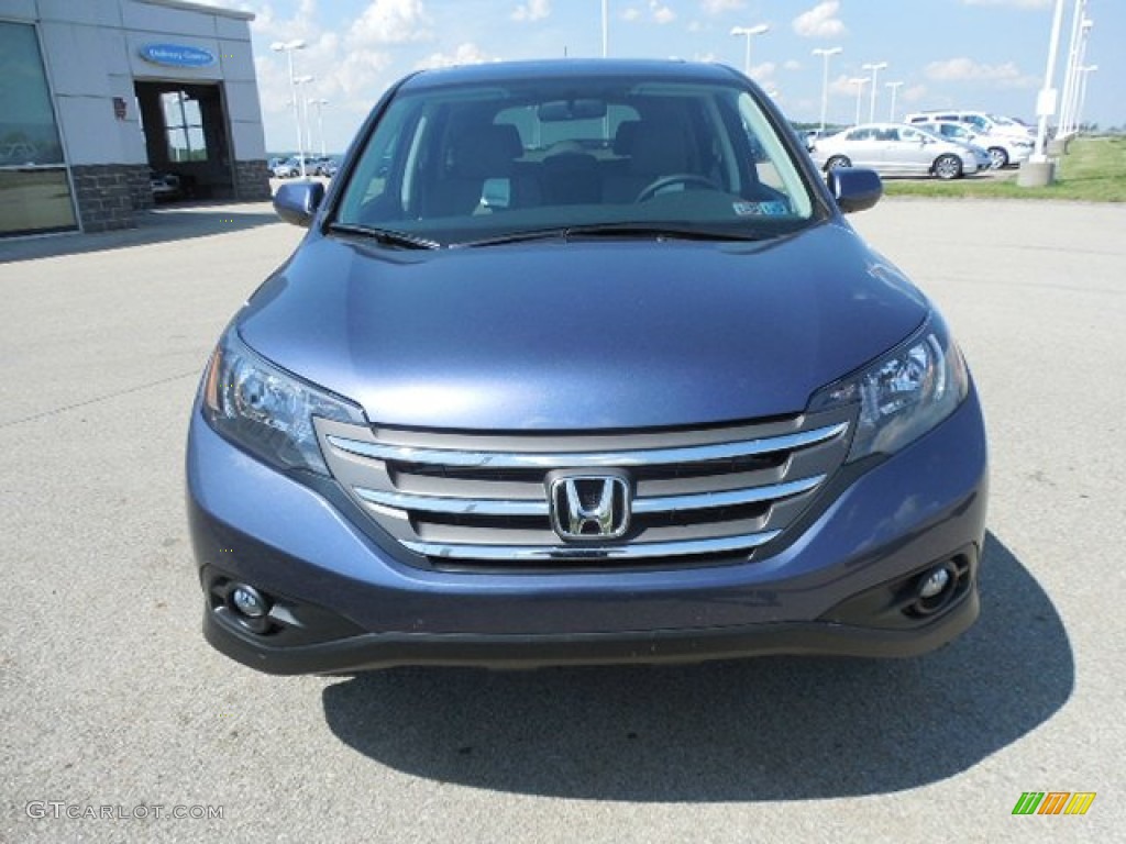 2013 CR-V EX AWD - Twilight Blue Metallic / Gray photo #19