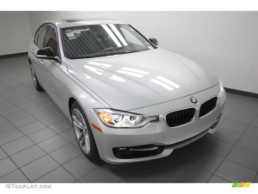 2013 3 Series 328i Sedan - Glacier Silver Metallic / Black photo #5