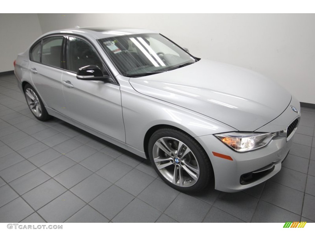 2013 3 Series 328i Sedan - Glacier Silver Metallic / Black photo #6