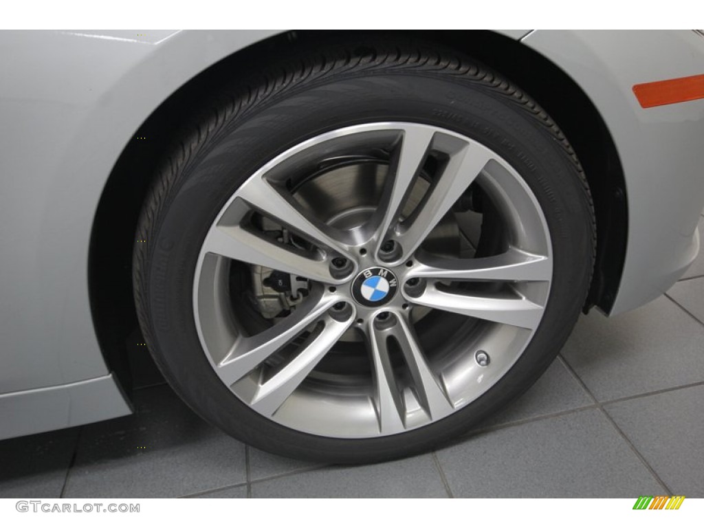 2013 3 Series 328i Sedan - Glacier Silver Metallic / Black photo #7