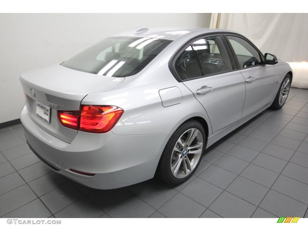 2013 3 Series 328i Sedan - Glacier Silver Metallic / Black photo #8