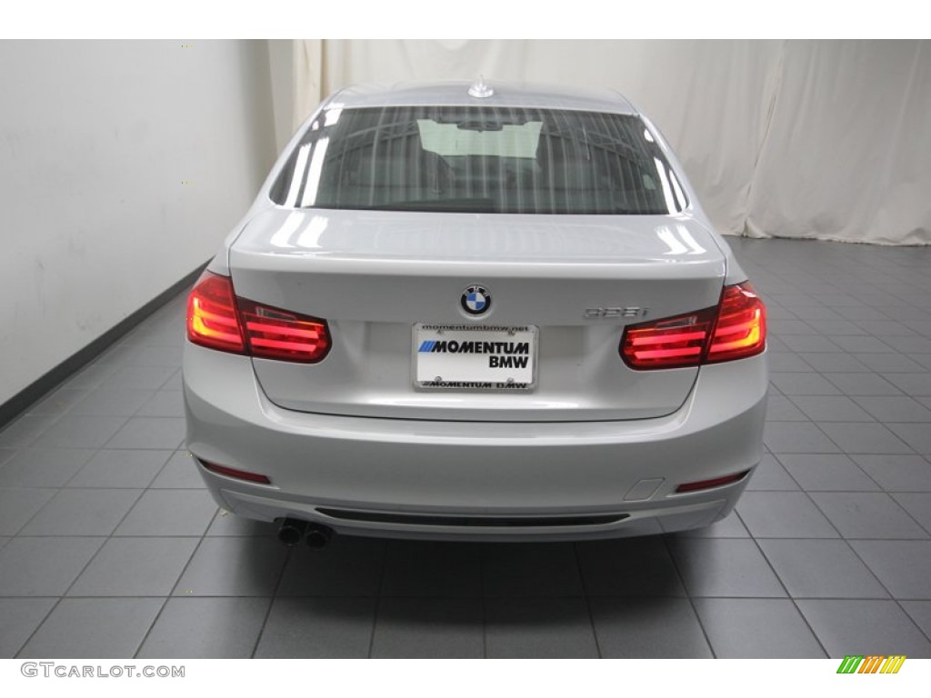 2013 3 Series 328i Sedan - Glacier Silver Metallic / Black photo #10