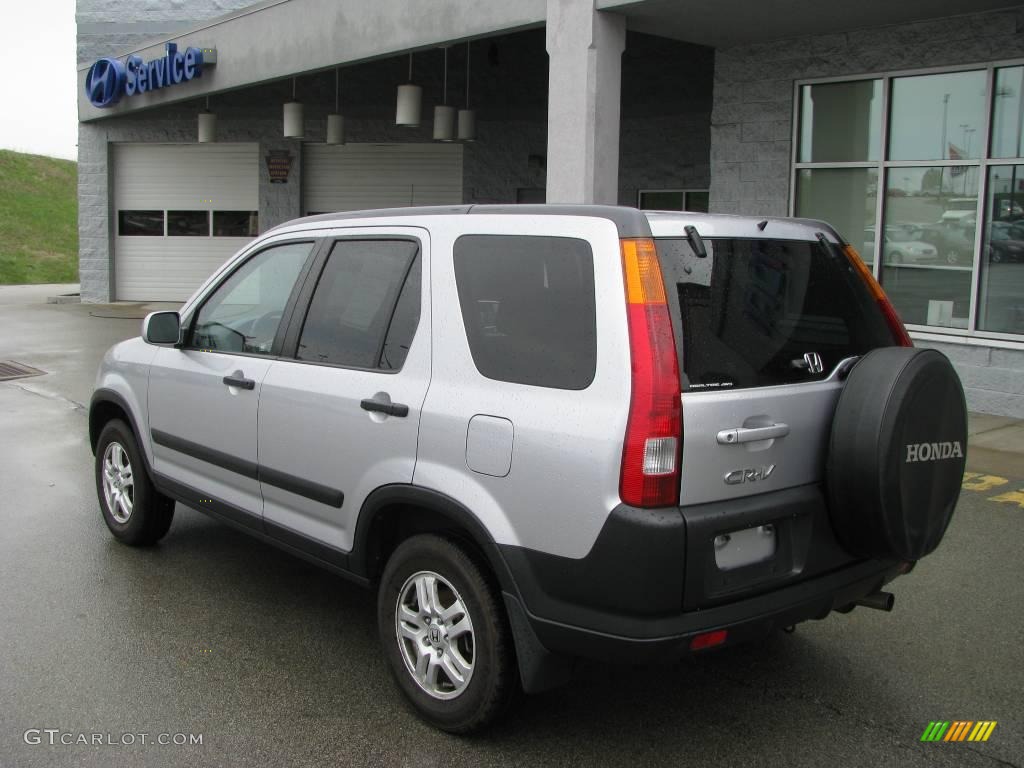 2002 CR-V EX 4WD - Satin Silver Metallic / Black photo #4