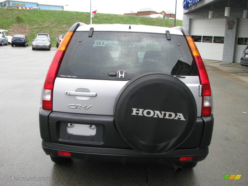 2002 CR-V EX 4WD - Satin Silver Metallic / Black photo #5