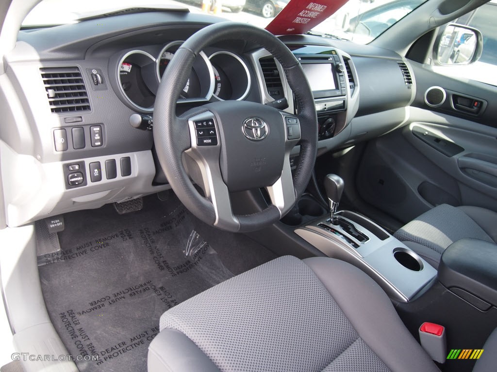 Graphite Interior 2013 Toyota Tacoma V6 TRD Sport Prerunner Double Cab Photo #81704604