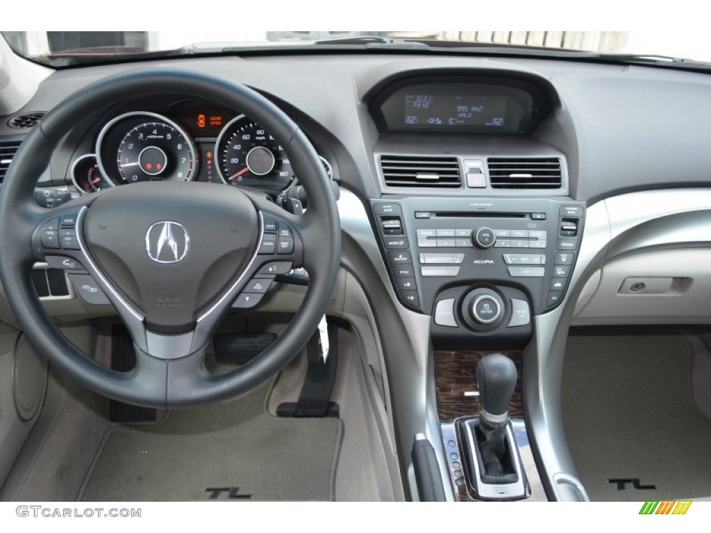 2011 Acura TL 3.5 Parchment Beige Dashboard Photo #81704910