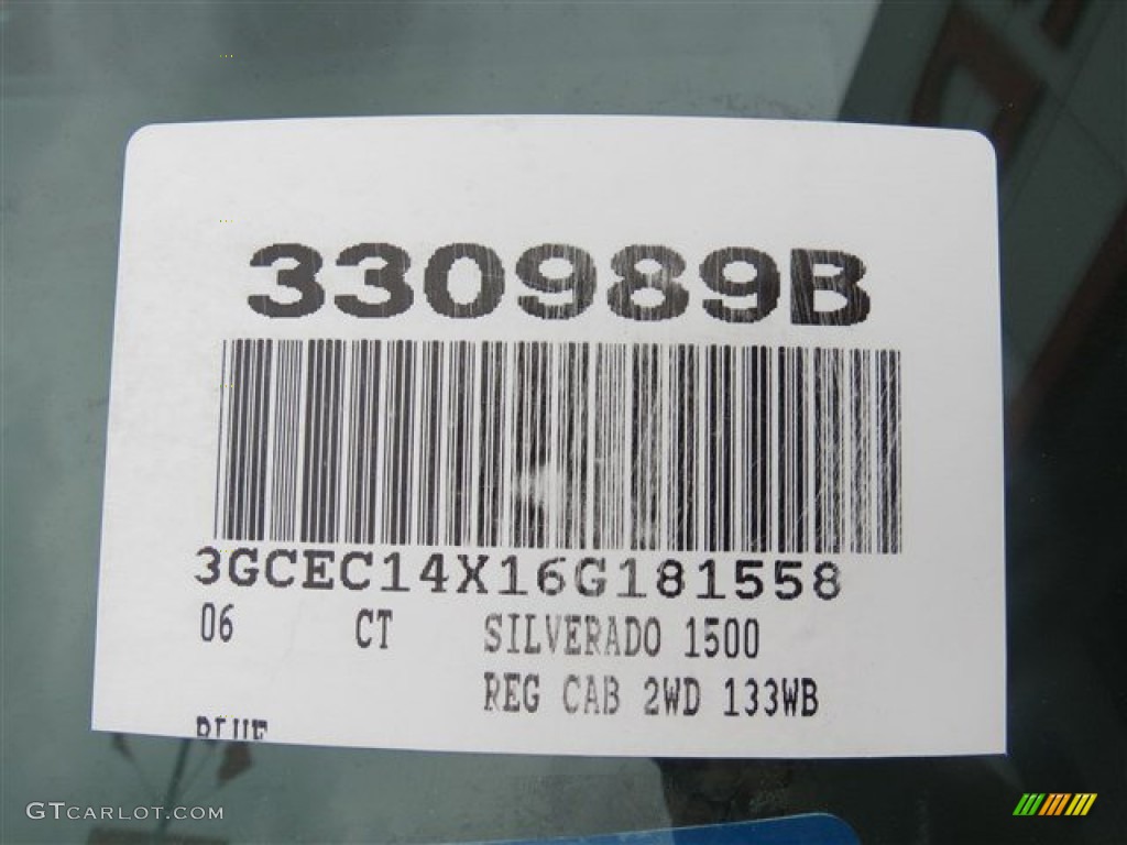 2006 Silverado 1500 LS Regular Cab - Dark Blue Metallic / Dark Charcoal photo #16