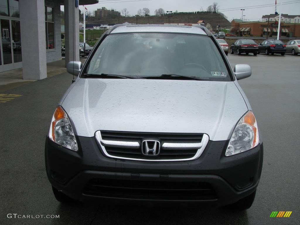 2002 CR-V EX 4WD - Satin Silver Metallic / Black photo #9