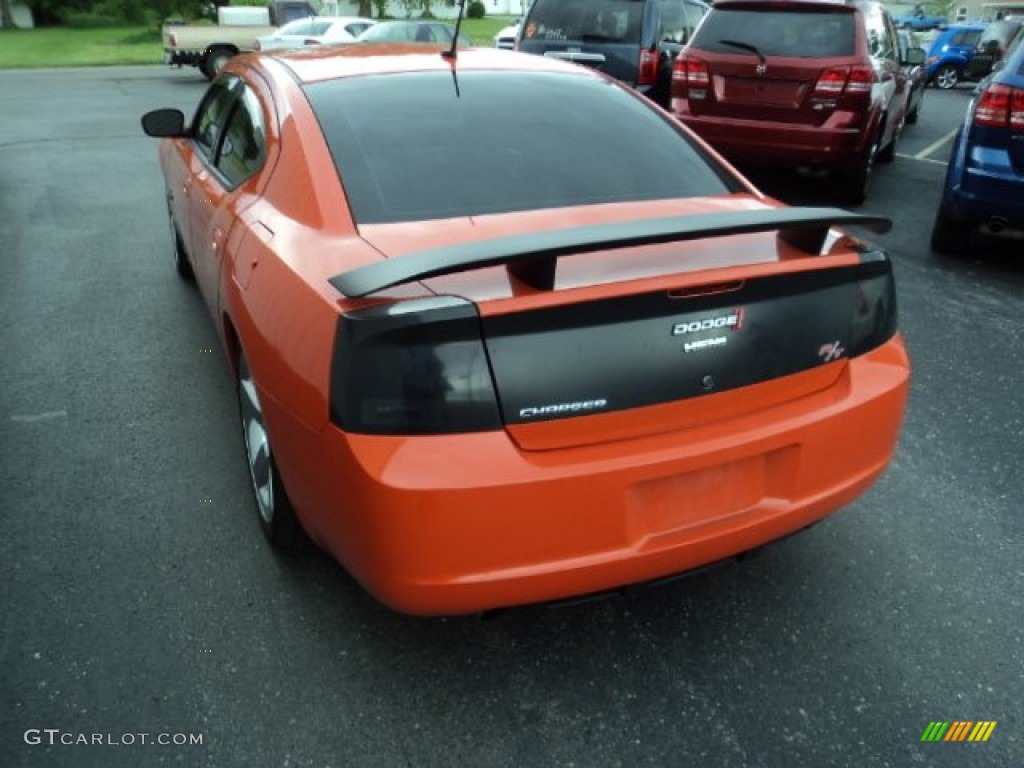 2008 Charger R/T Daytona - HEMI Orange Pearl / Dark Slate Gray photo #5