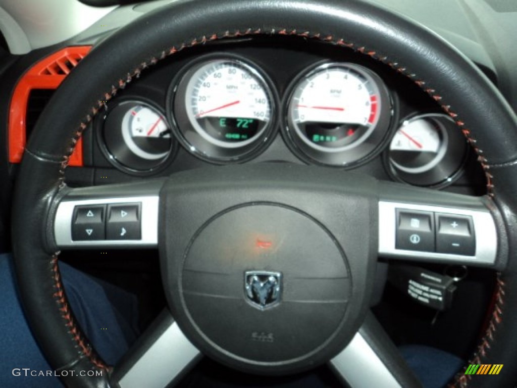 2008 Charger R/T Daytona - HEMI Orange Pearl / Dark Slate Gray photo #9
