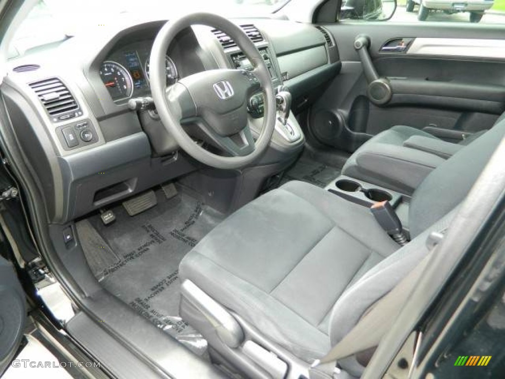 Black Interior 2010 Honda CR-V LX Photo #81707538