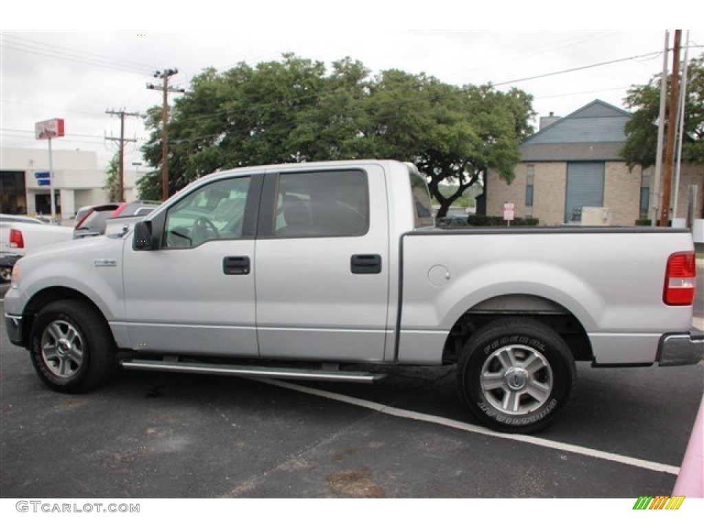 2006 F150 XLT SuperCrew - Silver Metallic / Medium/Dark Flint photo #4