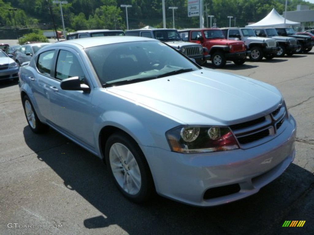 2013 Avenger SE V6 - Crystal Blue Pearl / Black photo #10