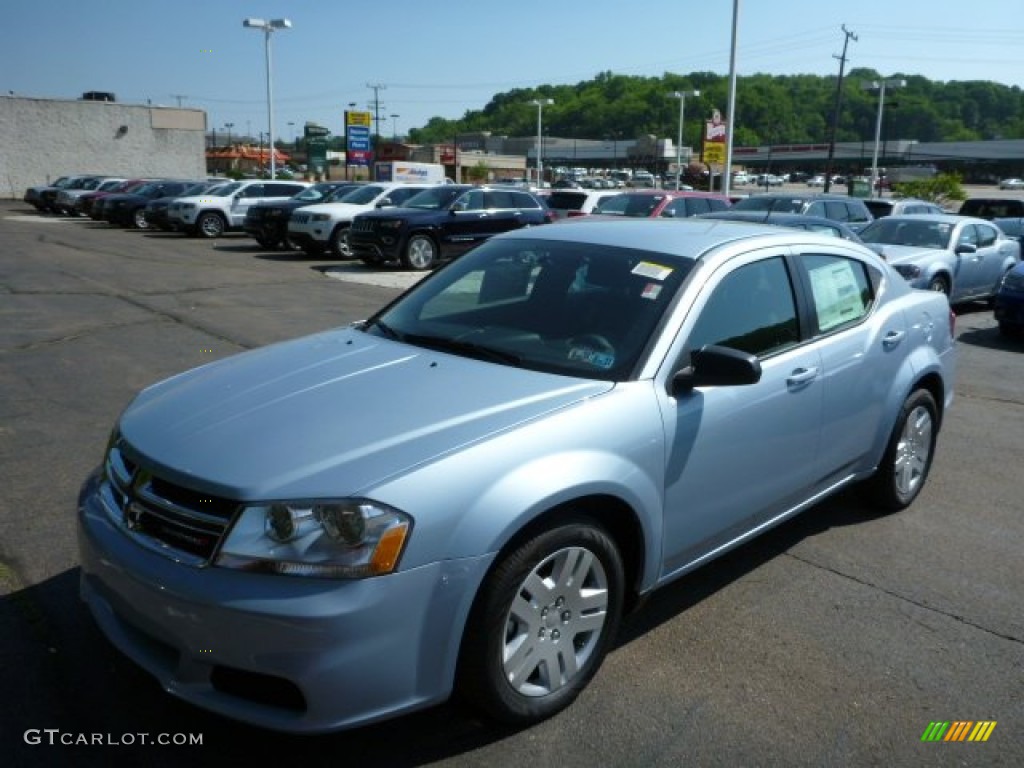 Crystal Blue Pearl Dodge Avenger