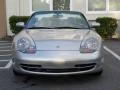 2000 Arctic Silver Metallic Porsche 911 Carrera Cabriolet  photo #12