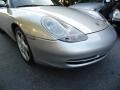 2000 Arctic Silver Metallic Porsche 911 Carrera Cabriolet  photo #14