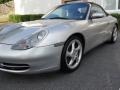 2000 Arctic Silver Metallic Porsche 911 Carrera Cabriolet  photo #17