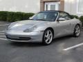 2000 Arctic Silver Metallic Porsche 911 Carrera Cabriolet  photo #19