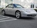 2000 Arctic Silver Metallic Porsche 911 Carrera Cabriolet  photo #20