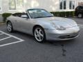 2000 Arctic Silver Metallic Porsche 911 Carrera Cabriolet  photo #22