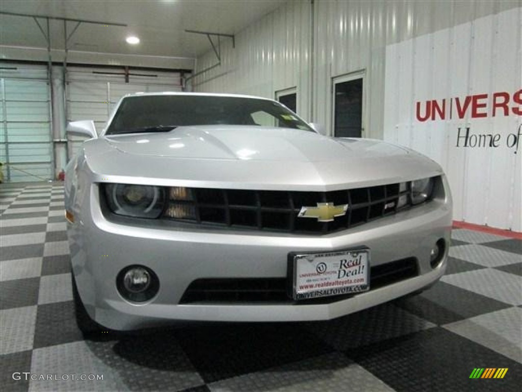 2010 Camaro LT/RS Coupe - Silver Ice Metallic / Black photo #2