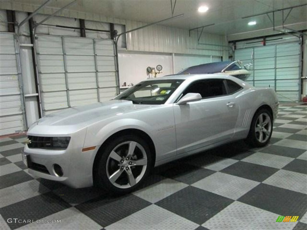 2010 Camaro LT/RS Coupe - Silver Ice Metallic / Black photo #4