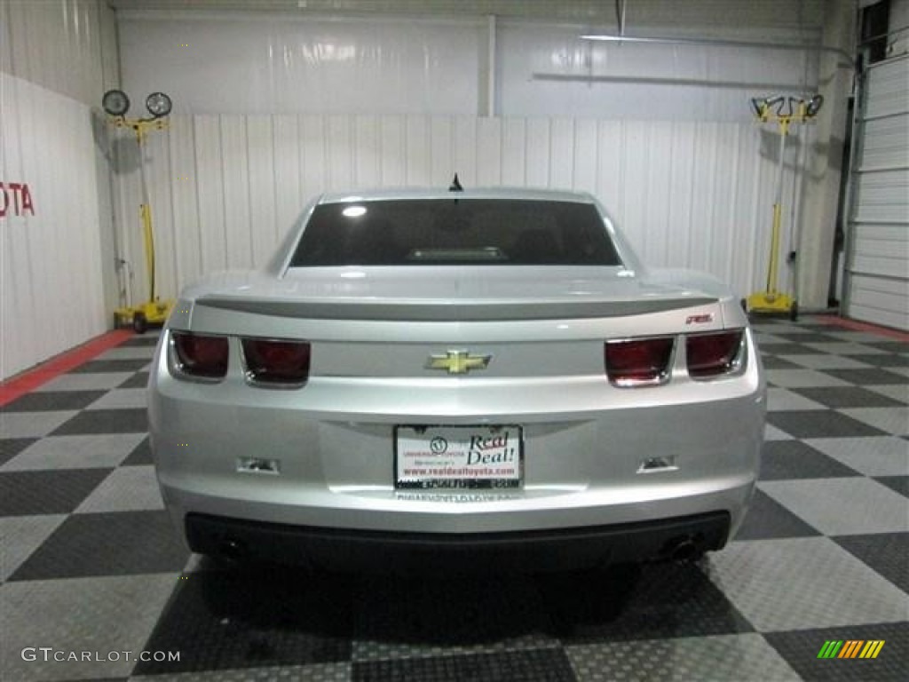 2010 Camaro LT/RS Coupe - Silver Ice Metallic / Black photo #6