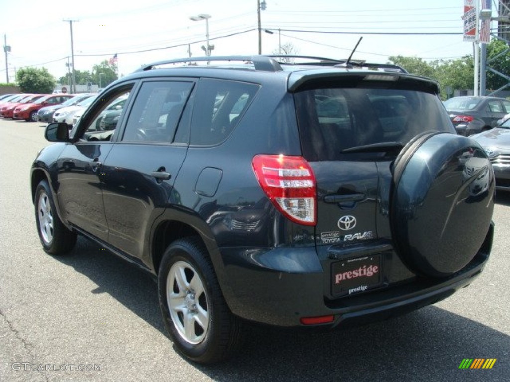 2010 RAV4 I4 4WD - Black Forest Pearl / Sand Beige photo #4