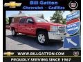 2013 Victory Red Chevrolet Silverado 1500 LT Crew Cab 4x4  photo #1