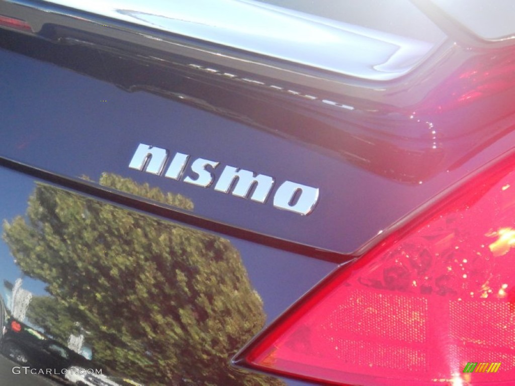 2008 350Z NISMO Coupe - Magnetic Black / NISMO Black/Red photo #7